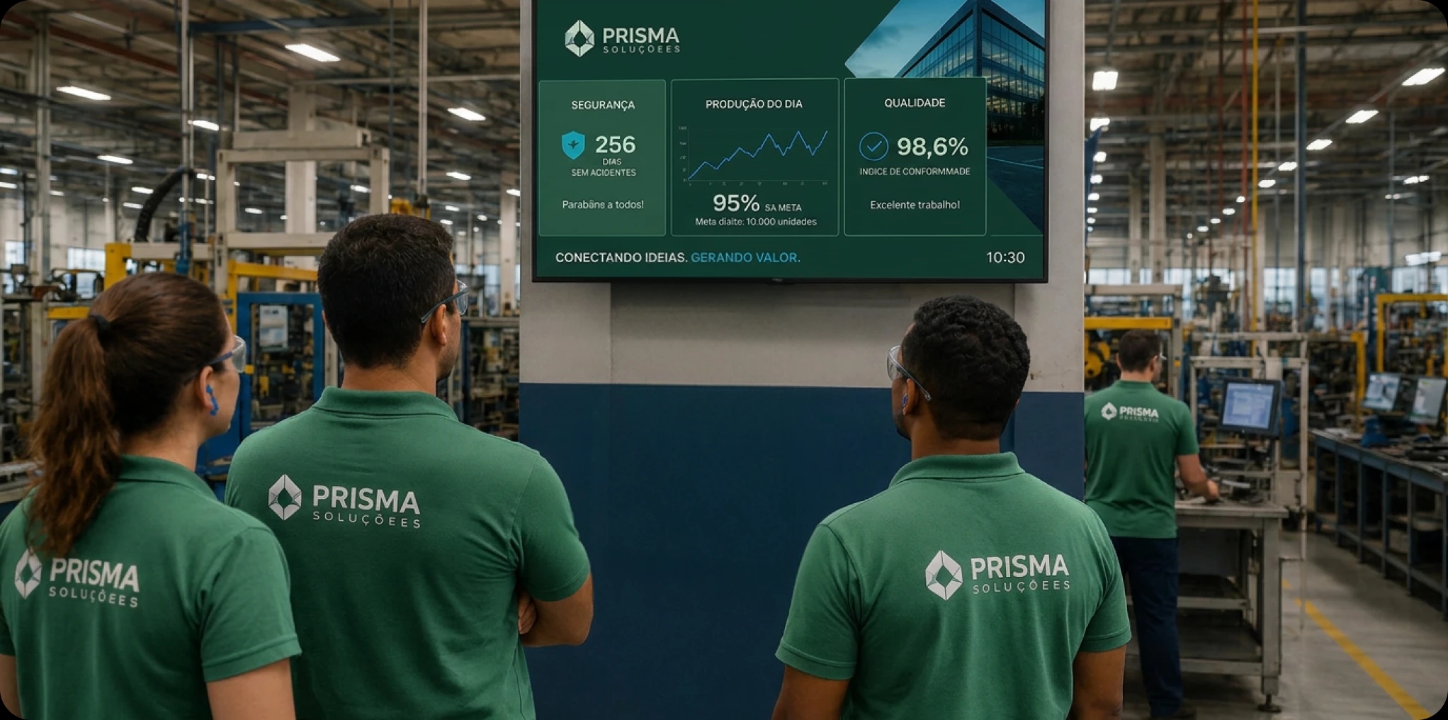 Área de produção